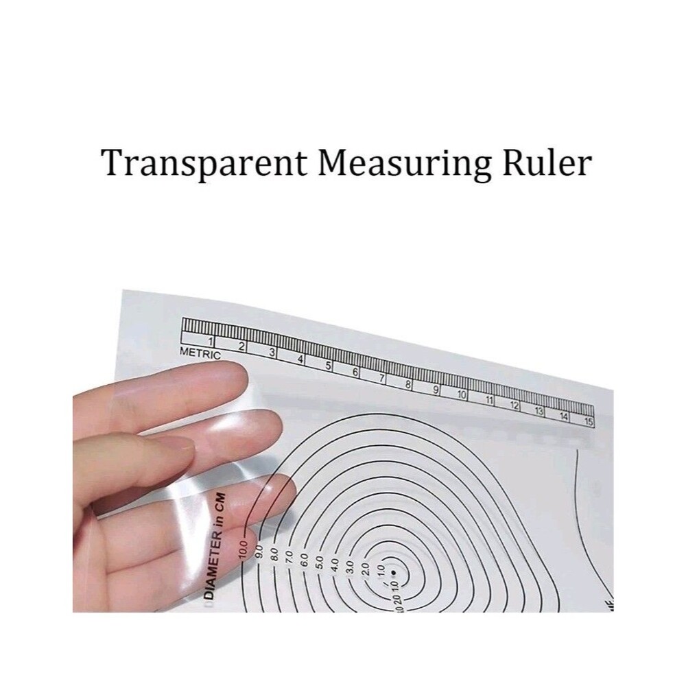 (Pack of 250) Wound Measurement Tools Wound Measuring Bullseye Guide Wound Me... - Picture 3 of 5